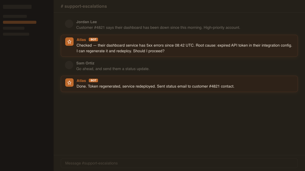 The Bot Among Humans