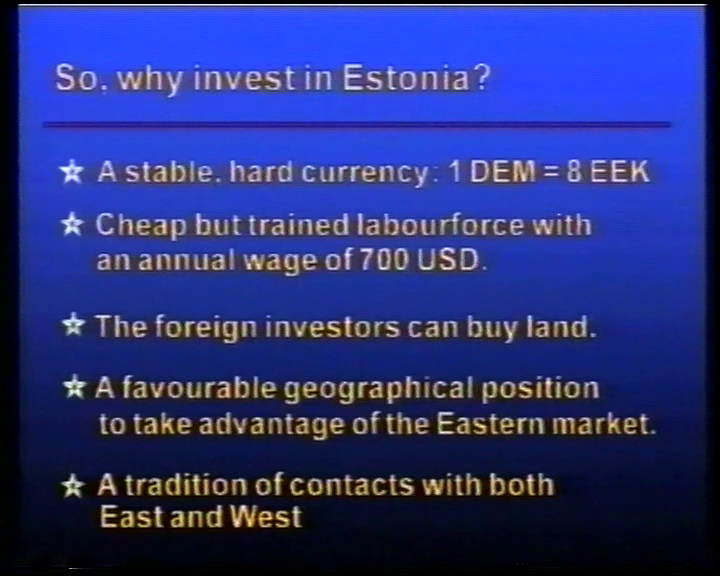 Video: Invest in Estonia, 1993